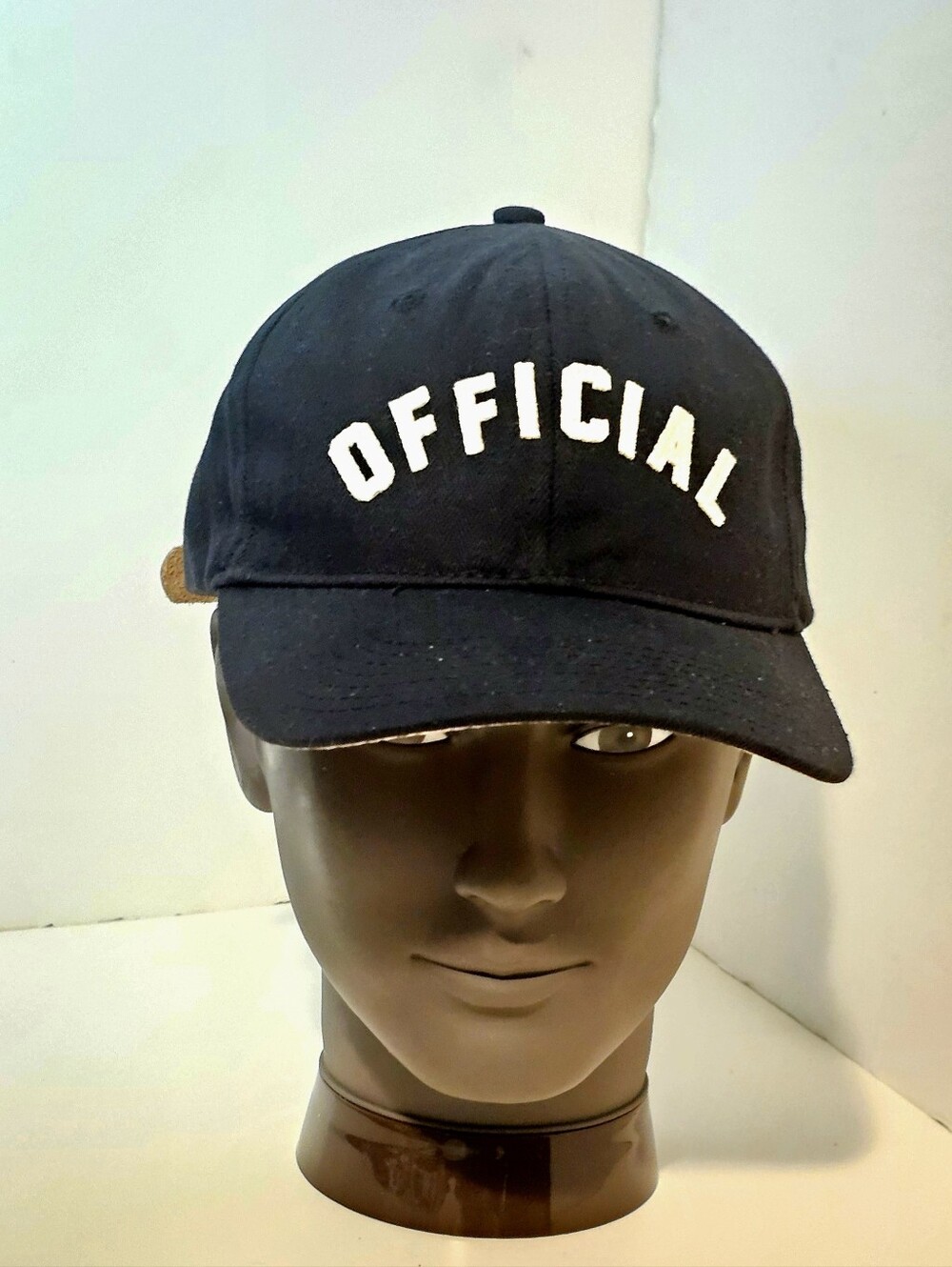 'THE OFFICIAL BRAND Embroidered 'OFFICIAL' BLACK TAN OFF-WHITE Cap Hat